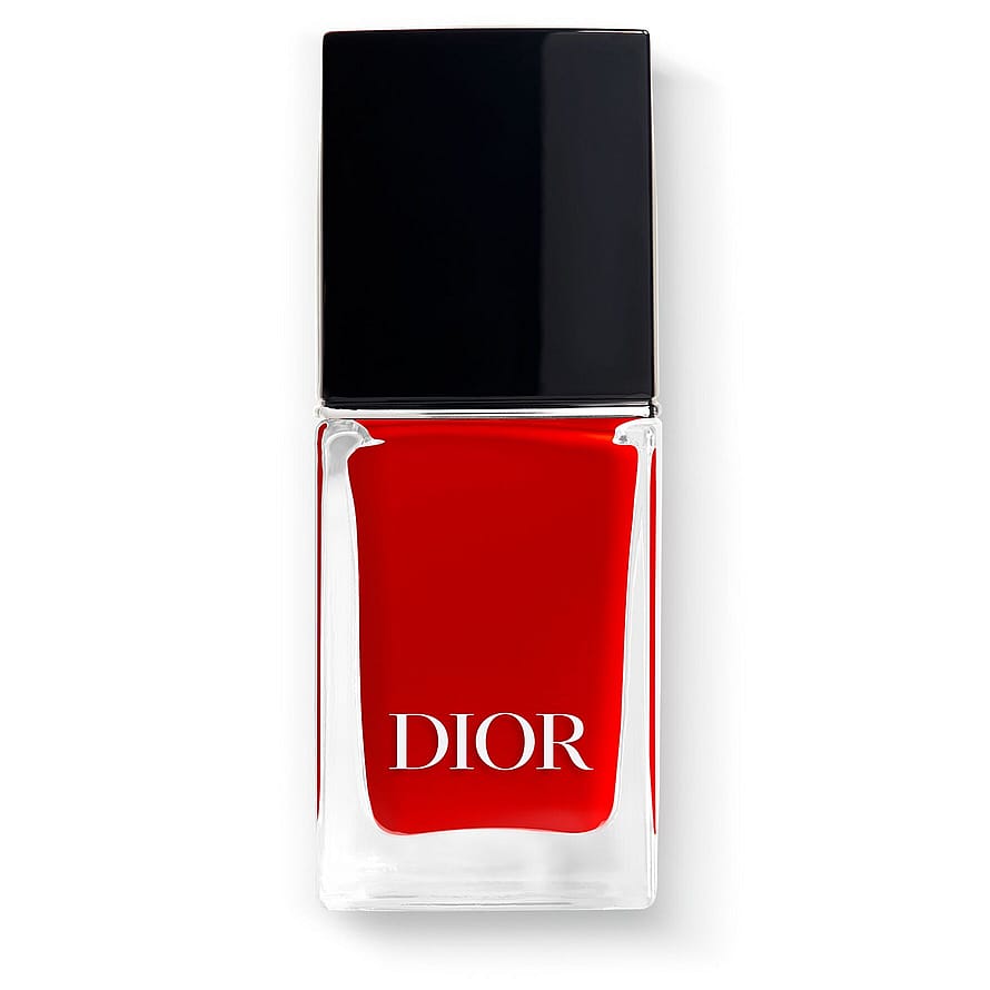 DIOR Dior Vernis Nail Polish with Gel Effect and Couture Color 999 Rouge