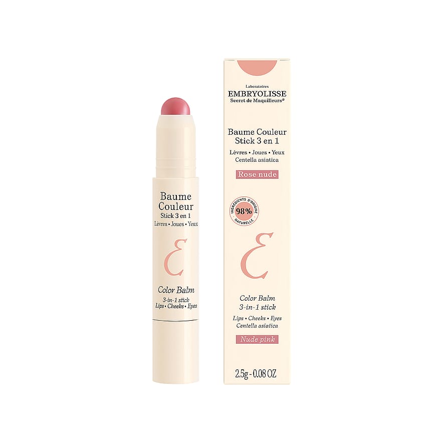 Embryolisse Color Balm 3-In-1 Stick Nude Pink