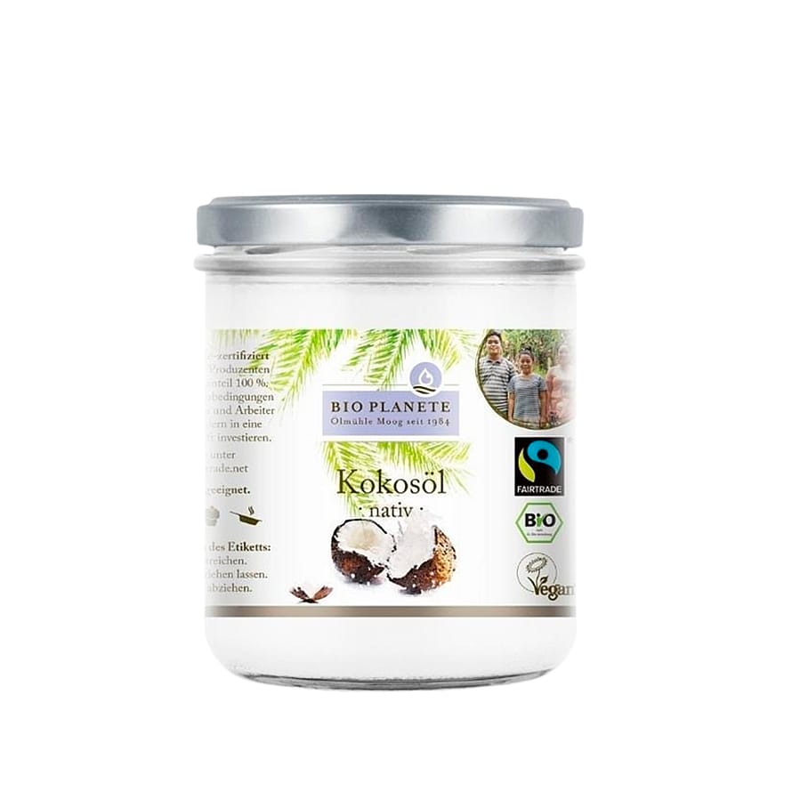 BioPlanète Økologisk Koldpresset Jomfru Kokosolie 400 ml
