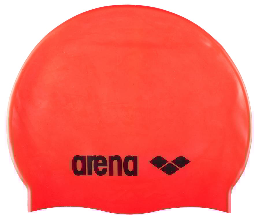 Arena Silicone Badehætte Voksen Fluo Red/Black