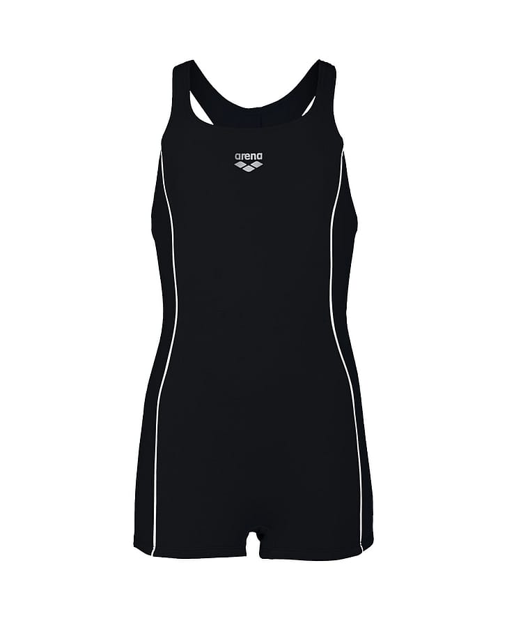 Arena Pige Badedragt Med Ben Sort 10-11 år