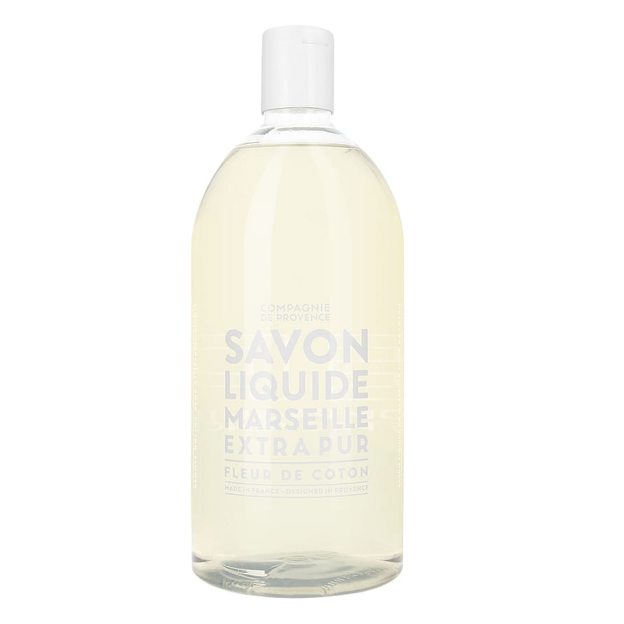 COMPAGNIE DE PROVENCE Liquid Marseille Soap Cotton Flower 1000 ml