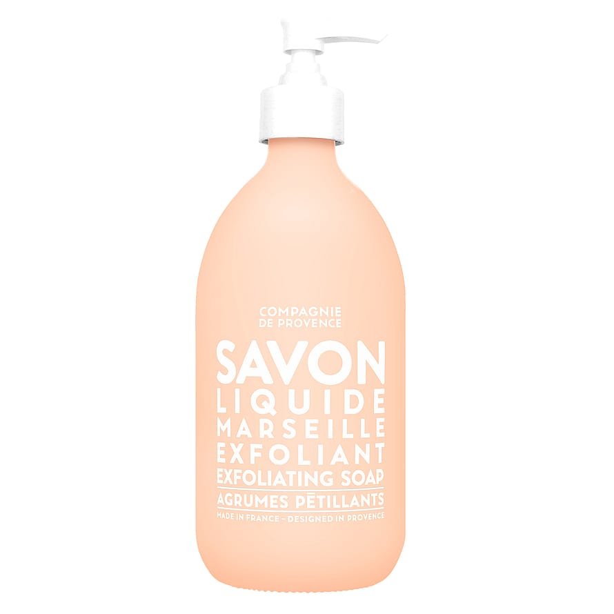 COMPAGNIE DE PROVENCE SAVON Exfoliating Liquid Marseille Soap Refill Liquid Hand Refill Soap 495 ml