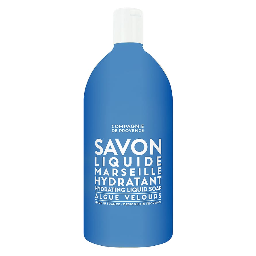 COMPAGNIE DE PROVENCE SAVON Liquid Marseille Soap Velvet Seaweed Liquid Hand Soap Refill 1000 ml
