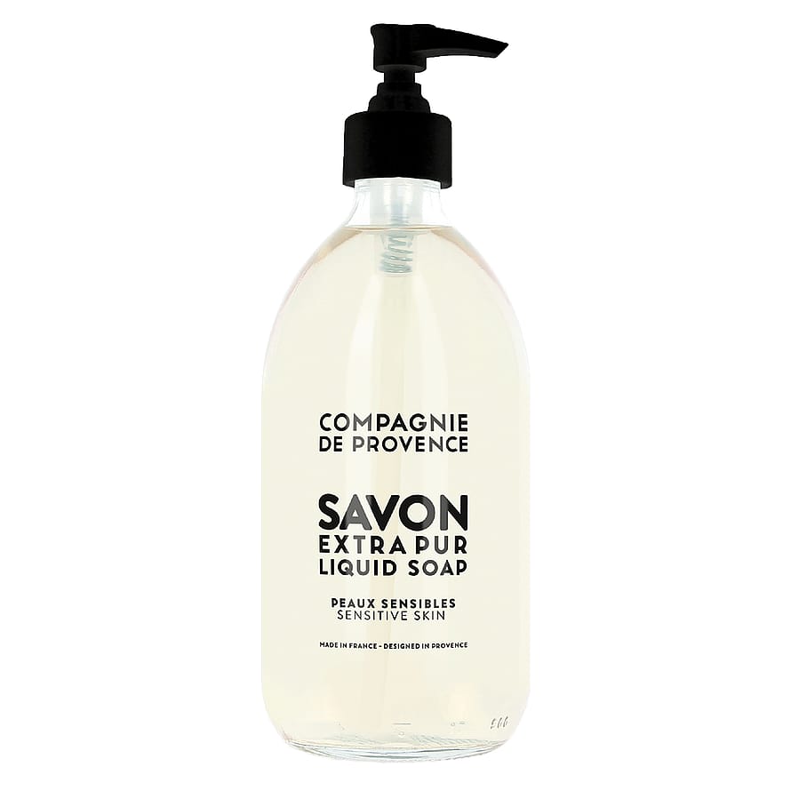 COMPAGNIE DE PROVENCE SAVON Liquid Marseille Soap Refill Sensitive Skin Liquid Hand Refill Soap 495 ml