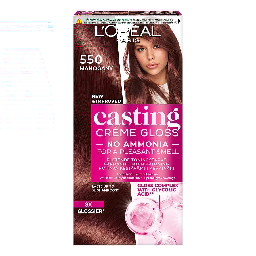 L'Oréal Paris Casting Crème Gloss Semipermanent Hårfarve 550 Mahogany