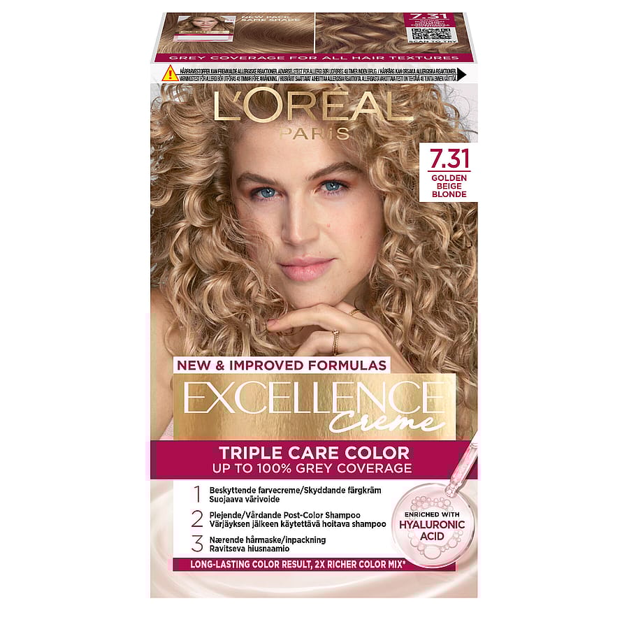 L'Oréal Paris Permanent cremehårfarve Blond Beige