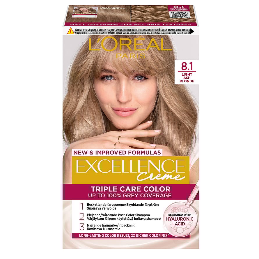 L'Oréal Paris Excellence Creme 8.1 Lysblond