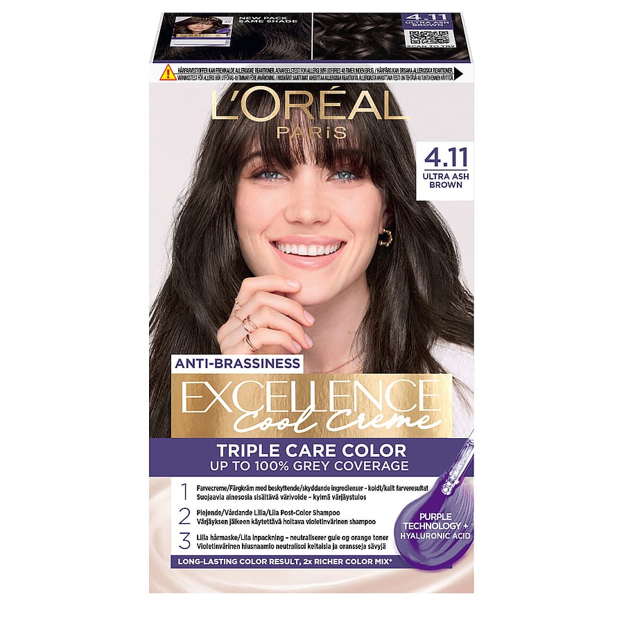 L'Oréal Paris Hårfarve 4.11 Ultra Ash Brown