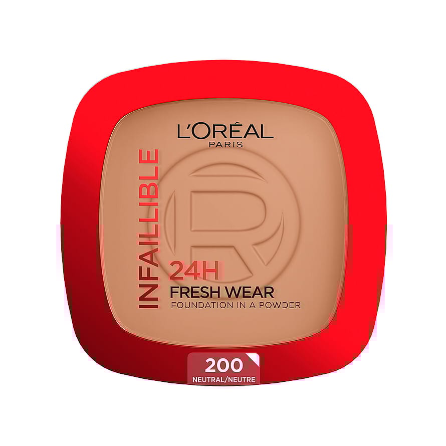L'Oréal Paris Infaillible 24H Fresh Wear Foundation in a Powder Pudderfoundation 200 Neutral Undertone