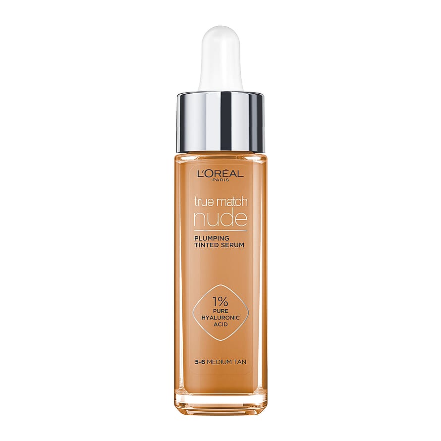 L'Oréal Paris True Match Nude Plumping Tinted Serum Medium-Tan 5-6