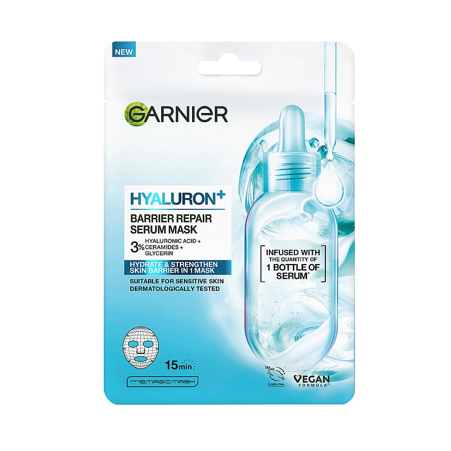Garnier Hyaluron+ Barrier Repair Serum Ansigtsmaske 28 g