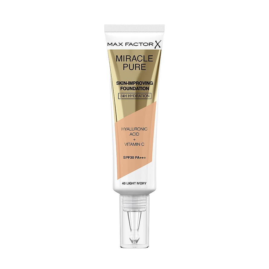 Max Factor Miracle Pure Skin-Improving Foundation 40 Light Ivory