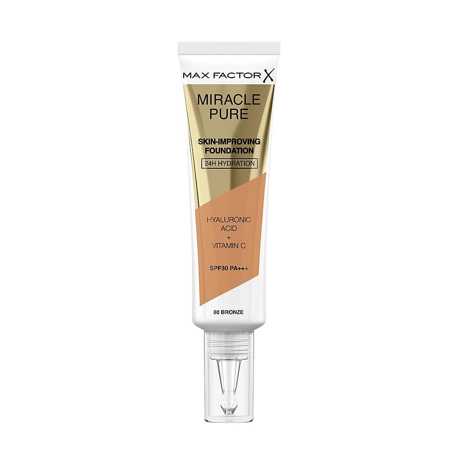 Max Factor Miracle Pure Skin-Improving Foundation 80 Bronze