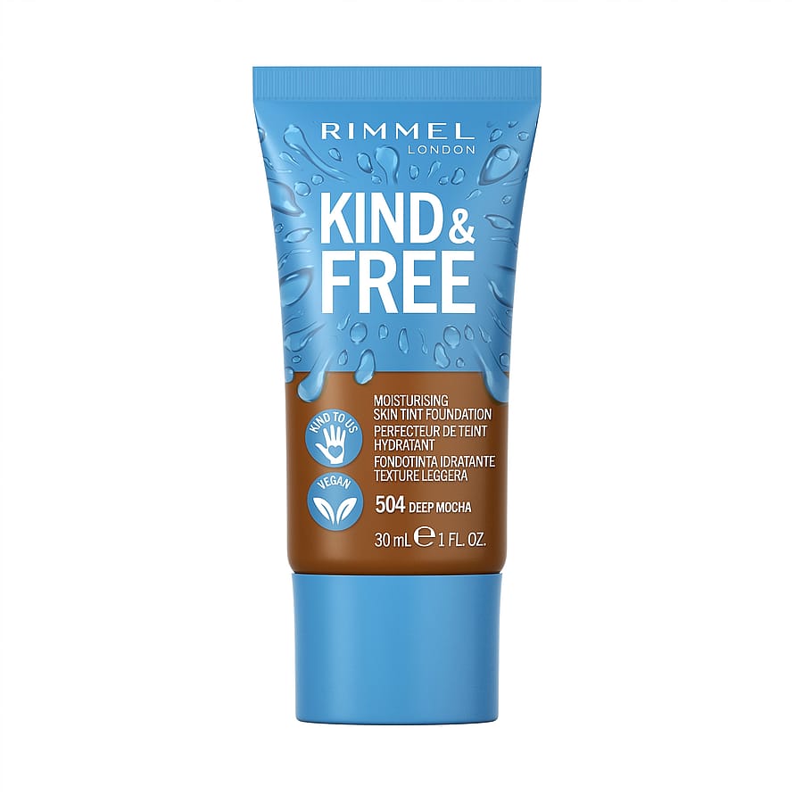 Rimmel Kind & Free Cosmetics Liquid Foundation Deep mocha ML