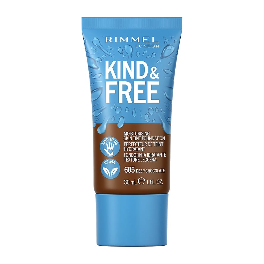 Rimmel Kind & Free Cosmetics Liquid Foundation Deep chocolate ML