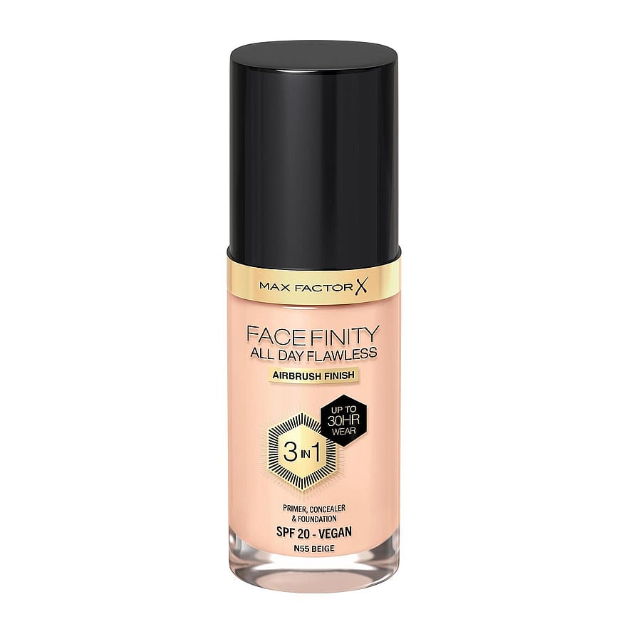 Max Factor Facefinity All Day Flawless Foundation SPF 20 N55 Beige
