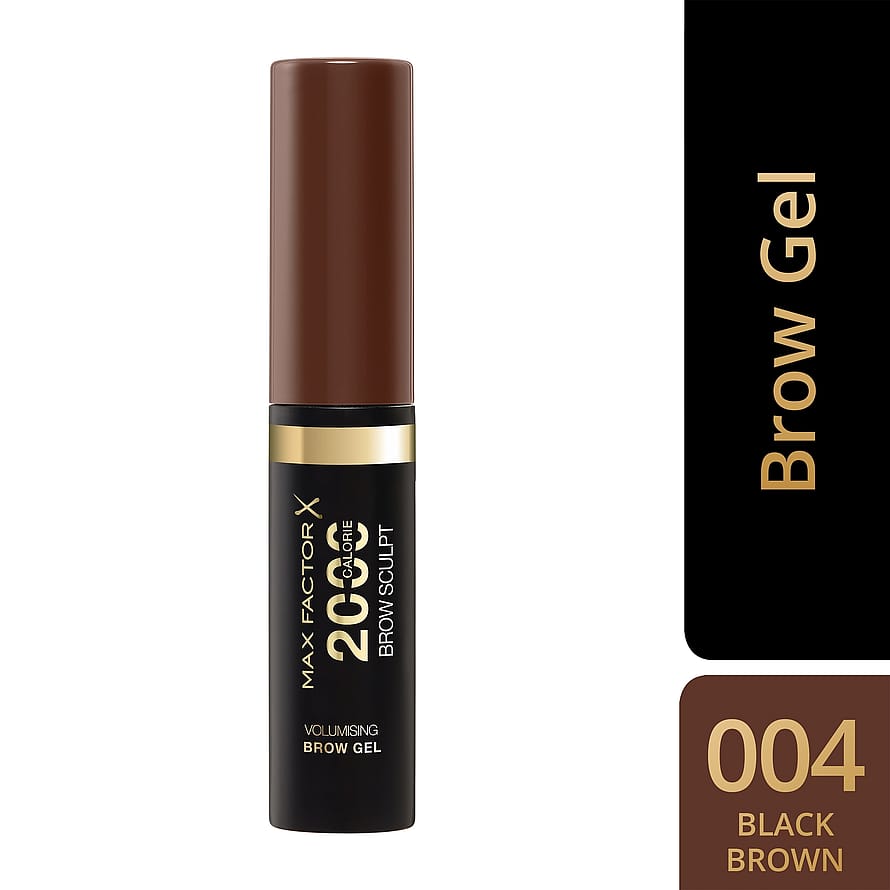 Max Factor 2000 Brow Sculpt Brow Gel 004 Black Brown