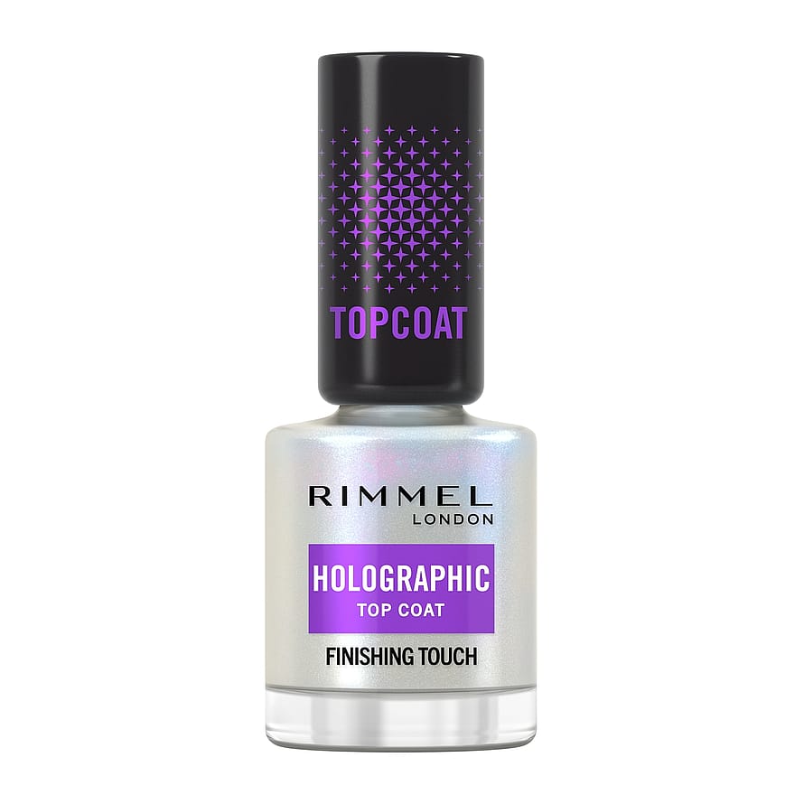 Rimmel Holographic Nail Polish Top Coat Holographic