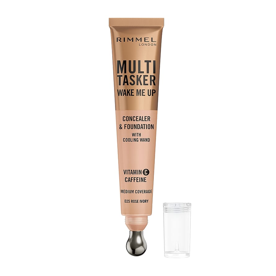 Rimmel Multi-Tasker Wake Me Up Concealer & Foundation 025 Rose Ivory