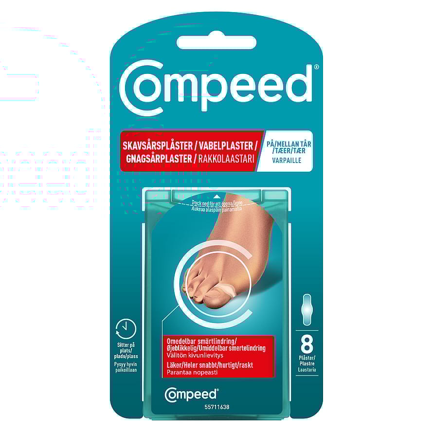 Compeed Tåvabelplaster 8 stk.