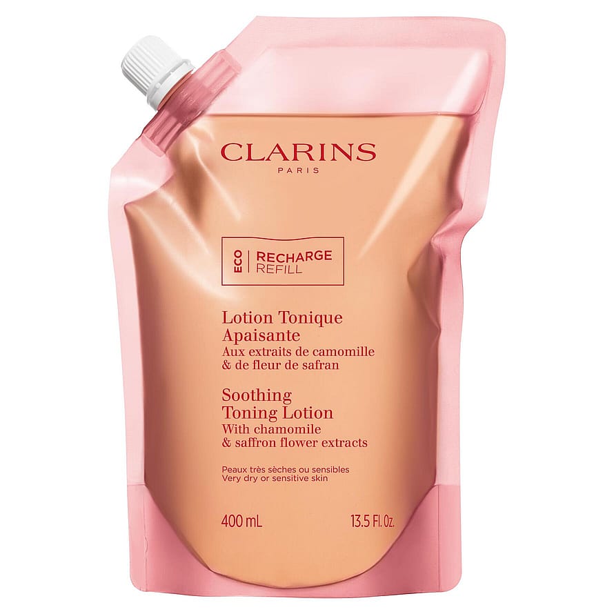 Clarins Soothing Toning Lotion Very Dry Or Sensitive Skin 400 ml, Refill