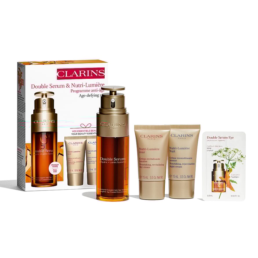 Clarins Double Serum & Nutri-Lumière Youthfulness programme 60+
