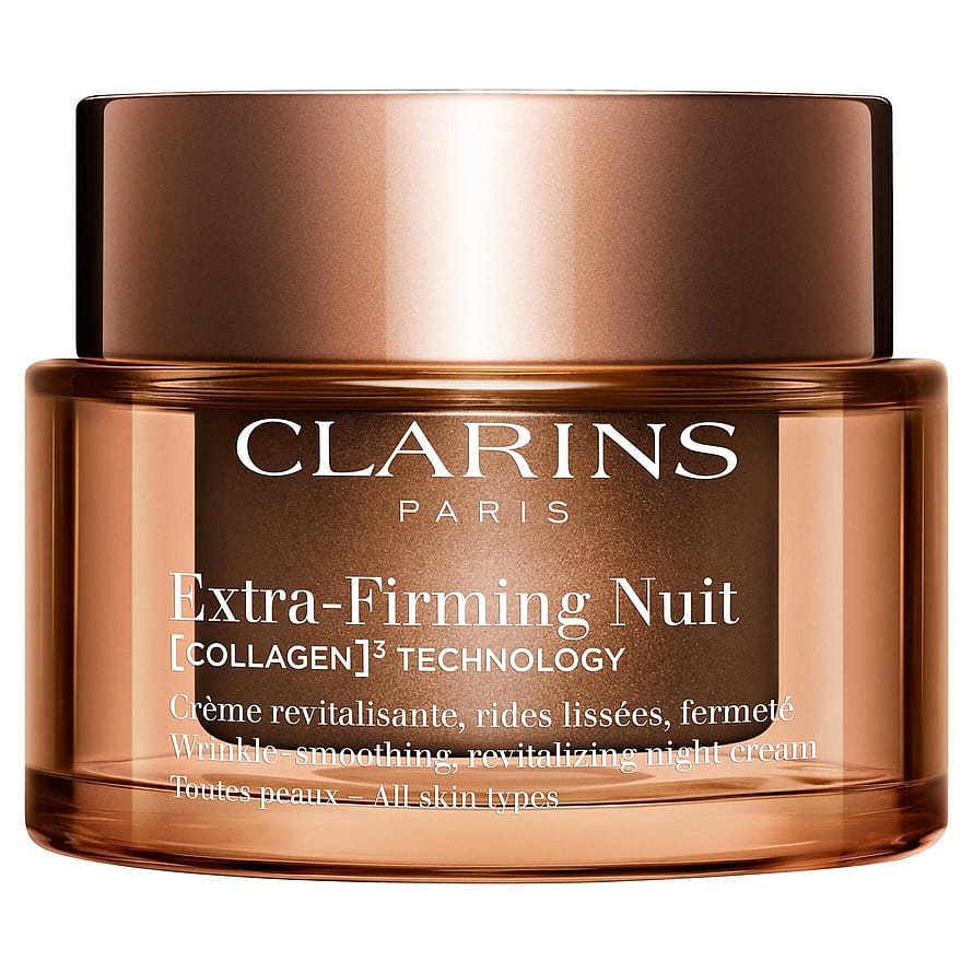 Clarins Extra-Firming Nuit Wrinkle-Smoothing, Revitalizing Night Cream All Skin Types 50 ml