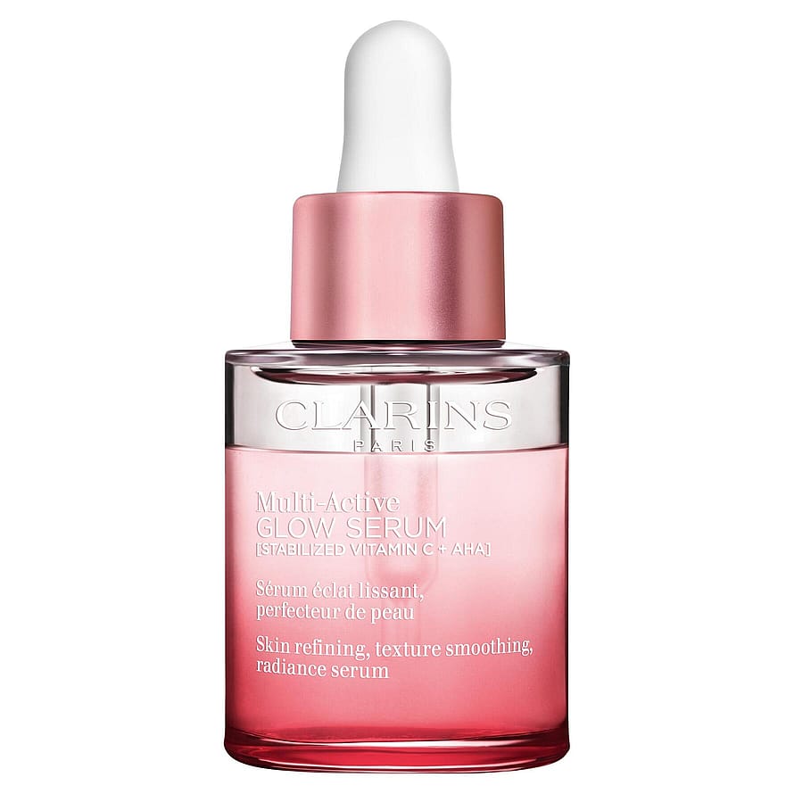 Clarins Multi-Active Glow Serum - Skin Refining, Texture Smoothing, Radiance Serum 30 ml