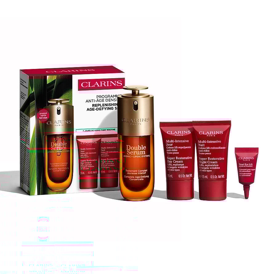 Clarins Value Pack DS9 50ml, TS SR day 15ml, TS SR night 15ml, TEL sample 3ml
