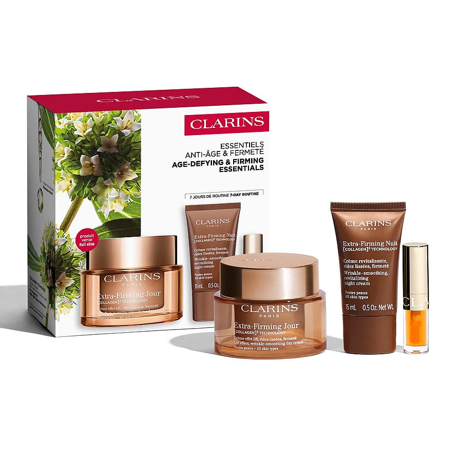 Clarins Value Pack EF JOUR 50ml, TS EF NUIT 15ml, mini lip oil 1,4ml