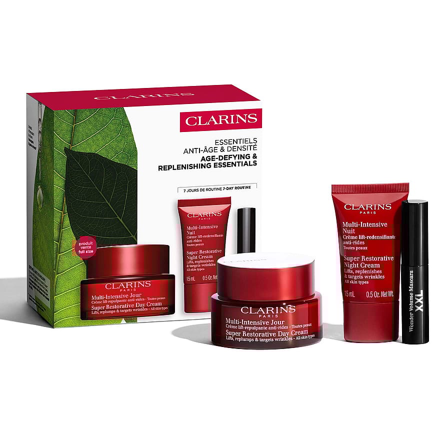 Clarins Value Pack SR day cr 50ml, TS SR night cr 15ml, TS XXL volume 3ml