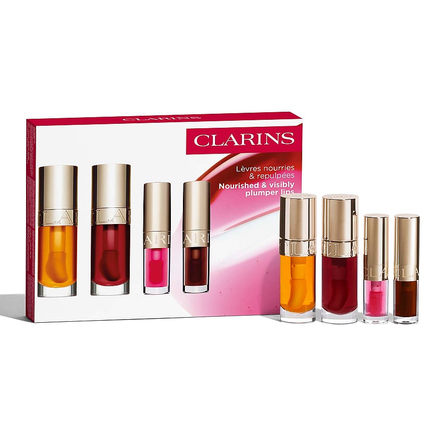 Clarins Value Pack Lip oil01 7ml/lip oil03 7ml/lip oil04 1,4ml/lip oil 09 1,4ml