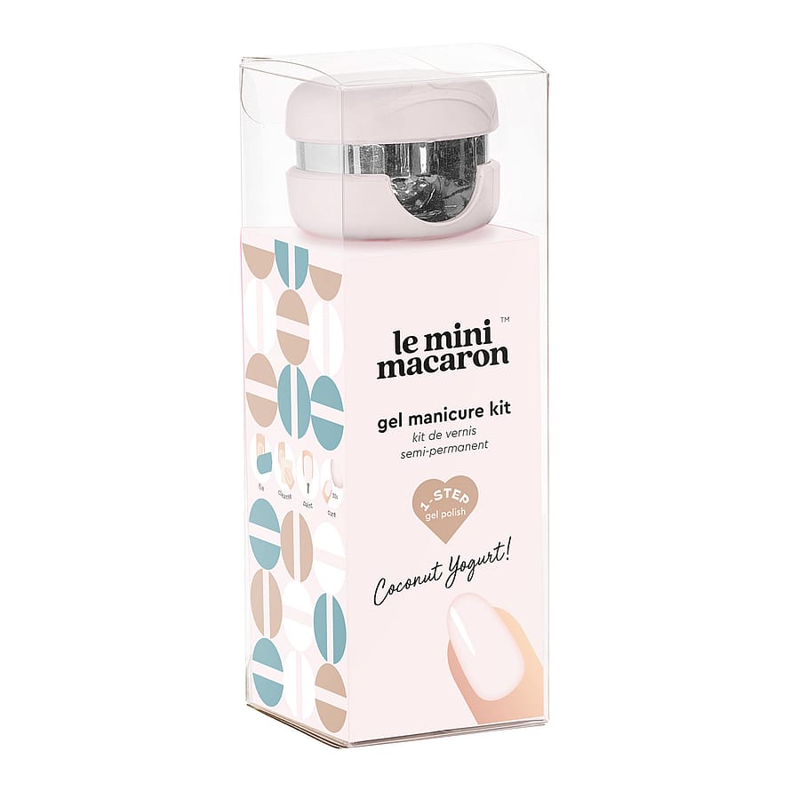 Le mini macaron Gel Manicure Kit Coconut Yogurt