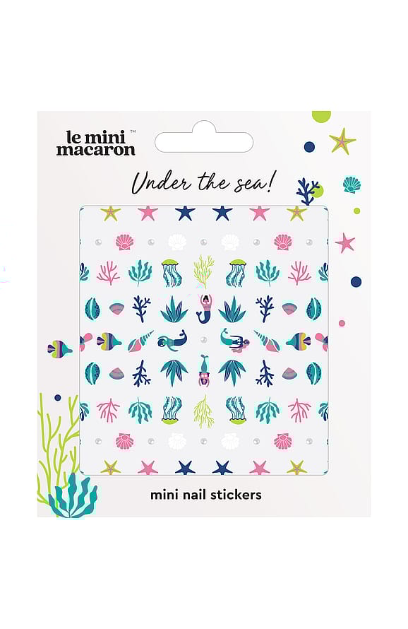 Le mini macaron Under The Sea Mini Nail Art Stickers
