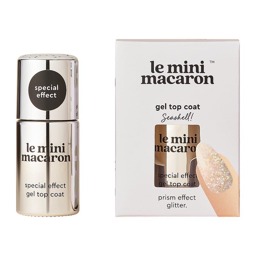 Le mini macaron Silver Glitter Gel Top Coat 8,5 ml