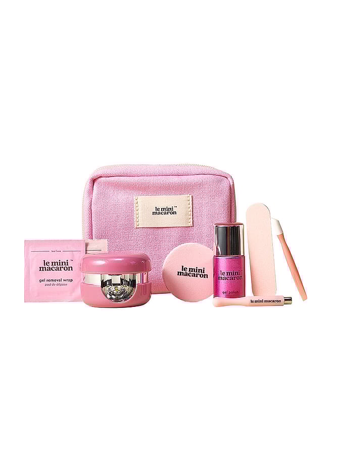 Le mini macaron Velvet Cat Eye Gel Manicure Kit