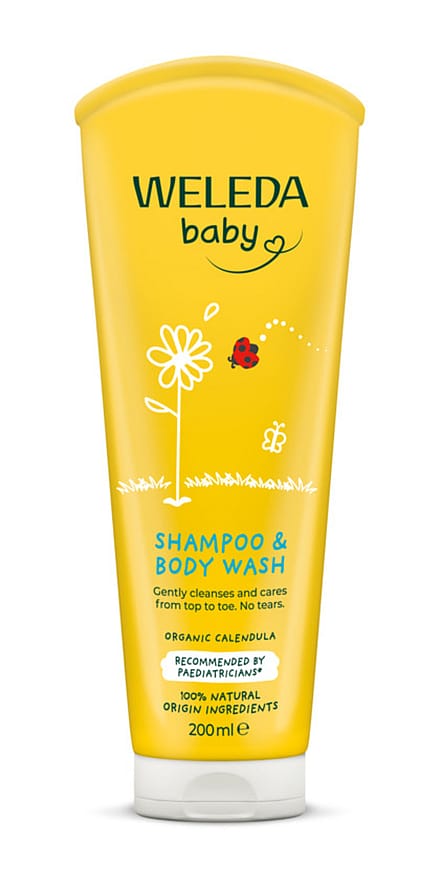 Weleda Calendula Shampoo & Body Wash 200 ml.