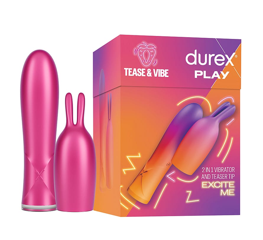 Durex 2in1 Vibrator & Teaser Tip