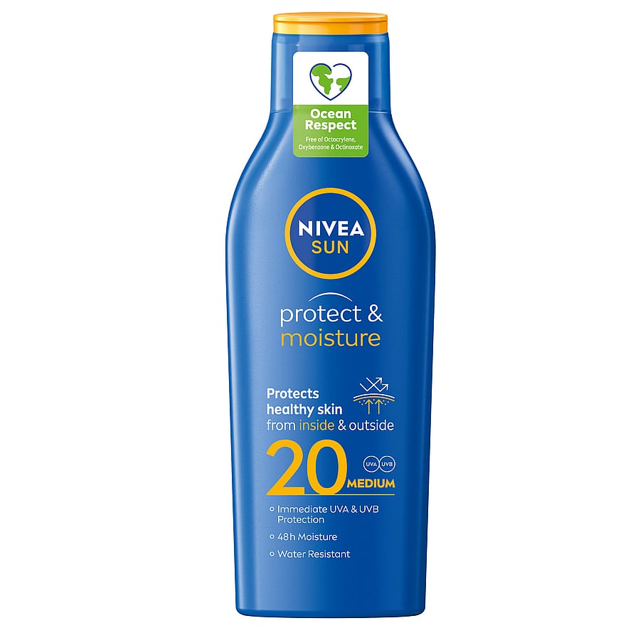 NIVEA Protect & Moisture Sun Lotion SPF20 200 ml