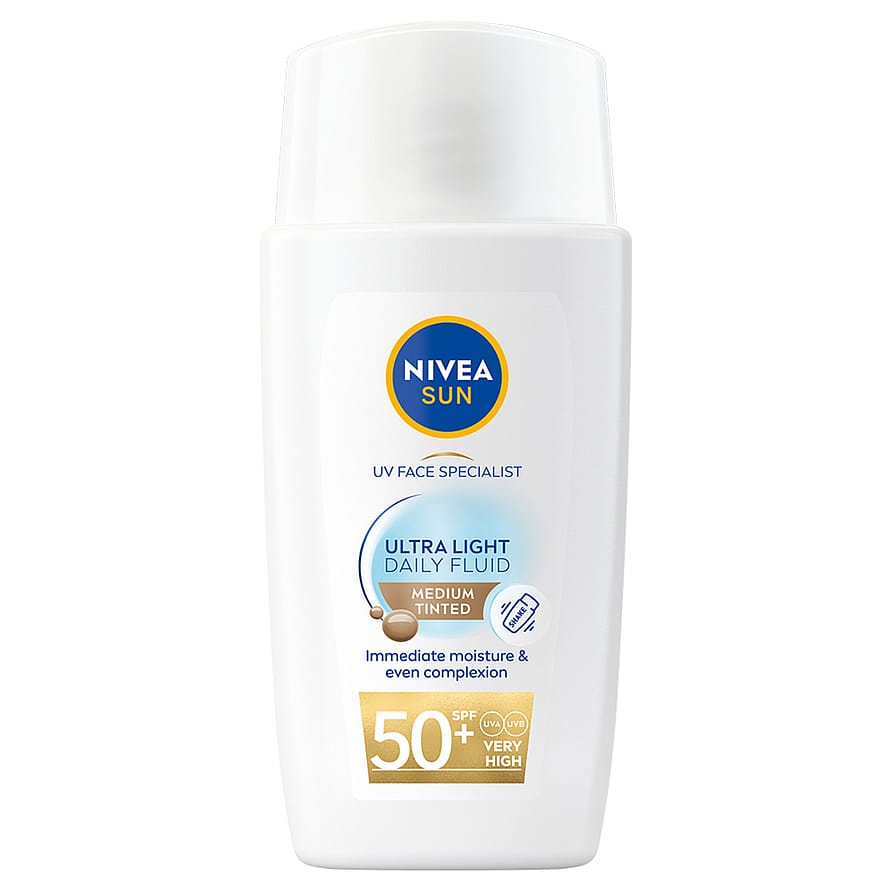 NIVEA Daily Fluid SPF 50+ Medium Tinted 40 ml