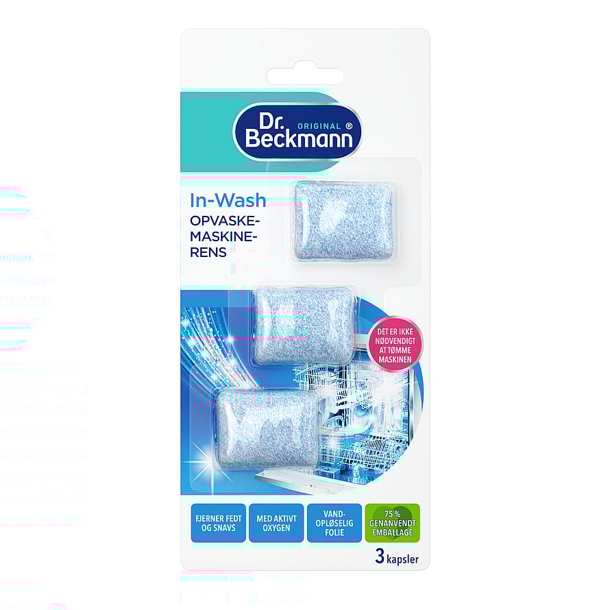 Dr. Beckmann In-Wash Opvaskemaskinerens 3 stk