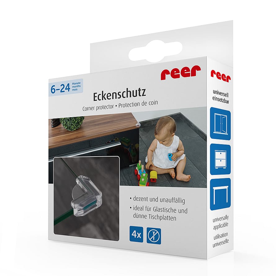 Reer Hjørnebeskytter til Glasbord