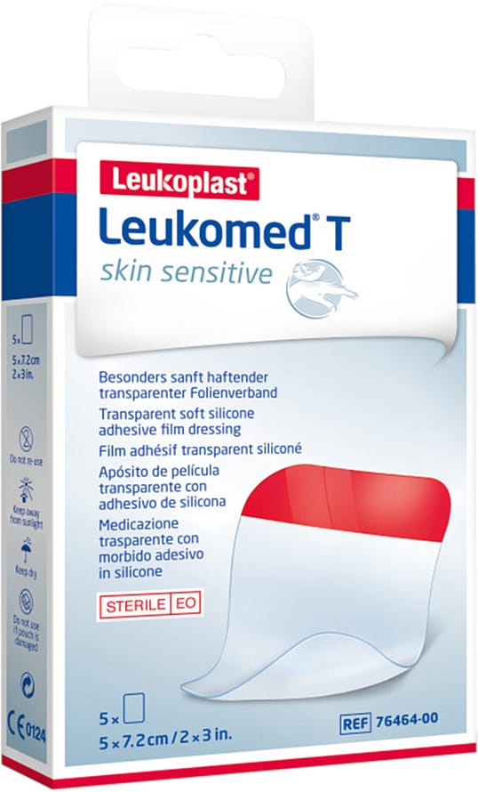 Leukomed T Filmforbinding T 5 x 72cm Latexfri Steril 5 stk.