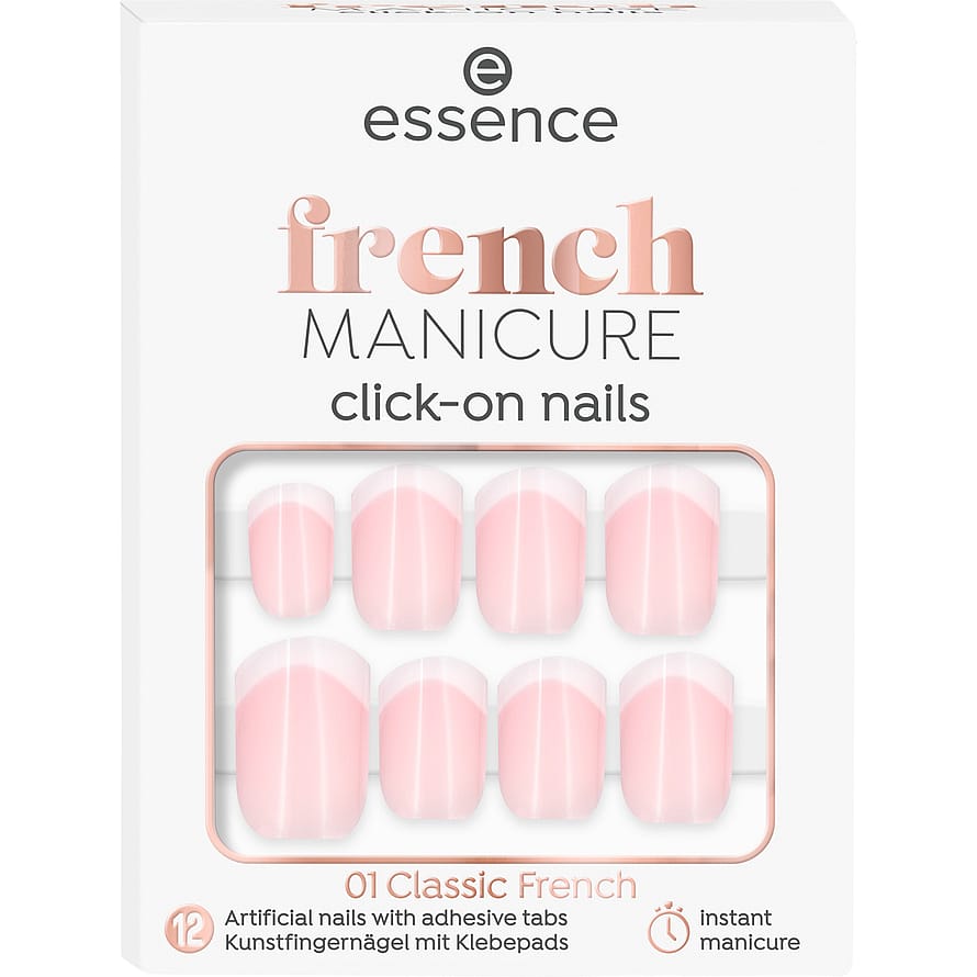 Essence French Manicure Click-On Nails 01 Classic French