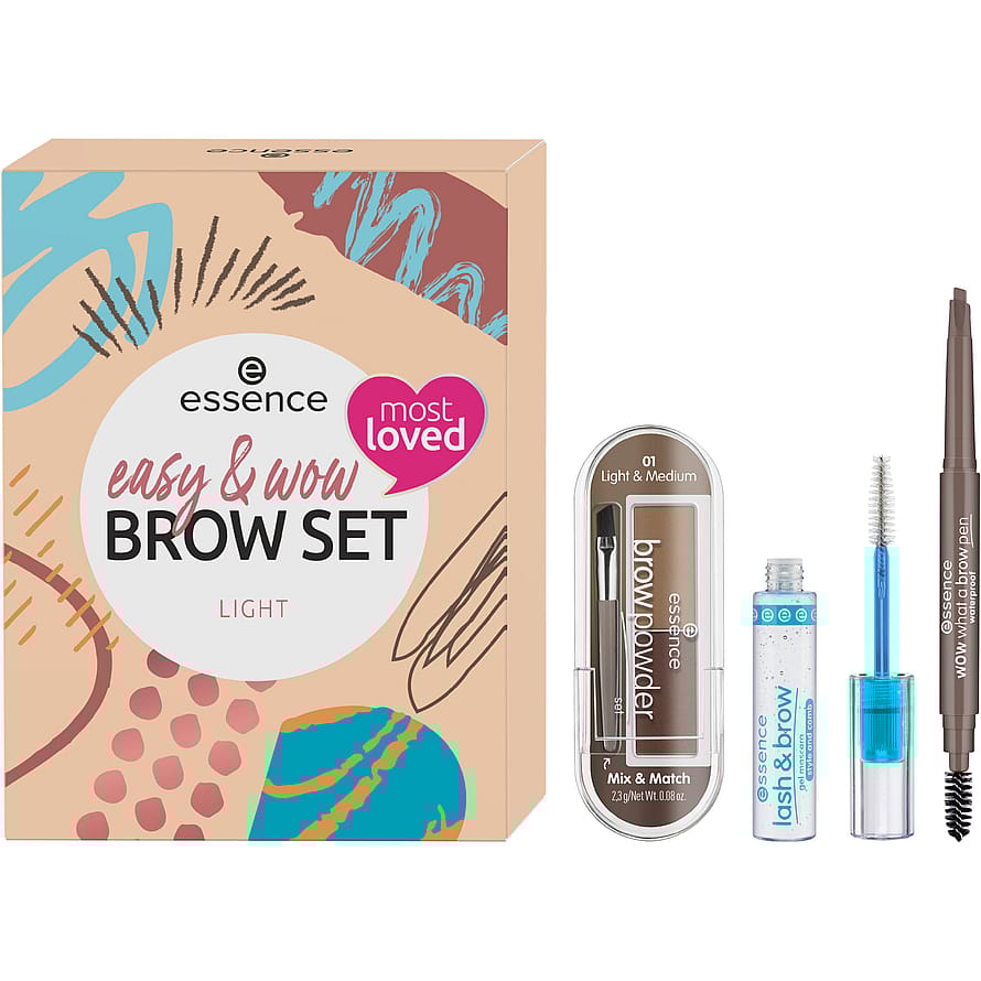 Essence Easy & Wow Brow Set Light