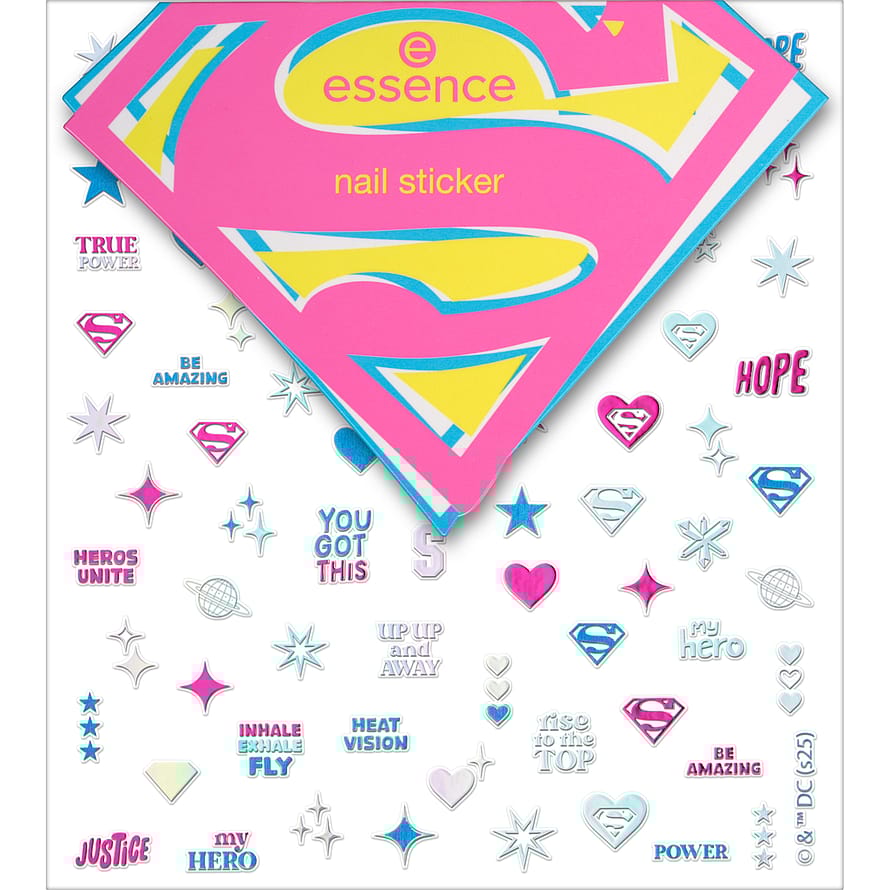 Essence Superman Nail Sticker