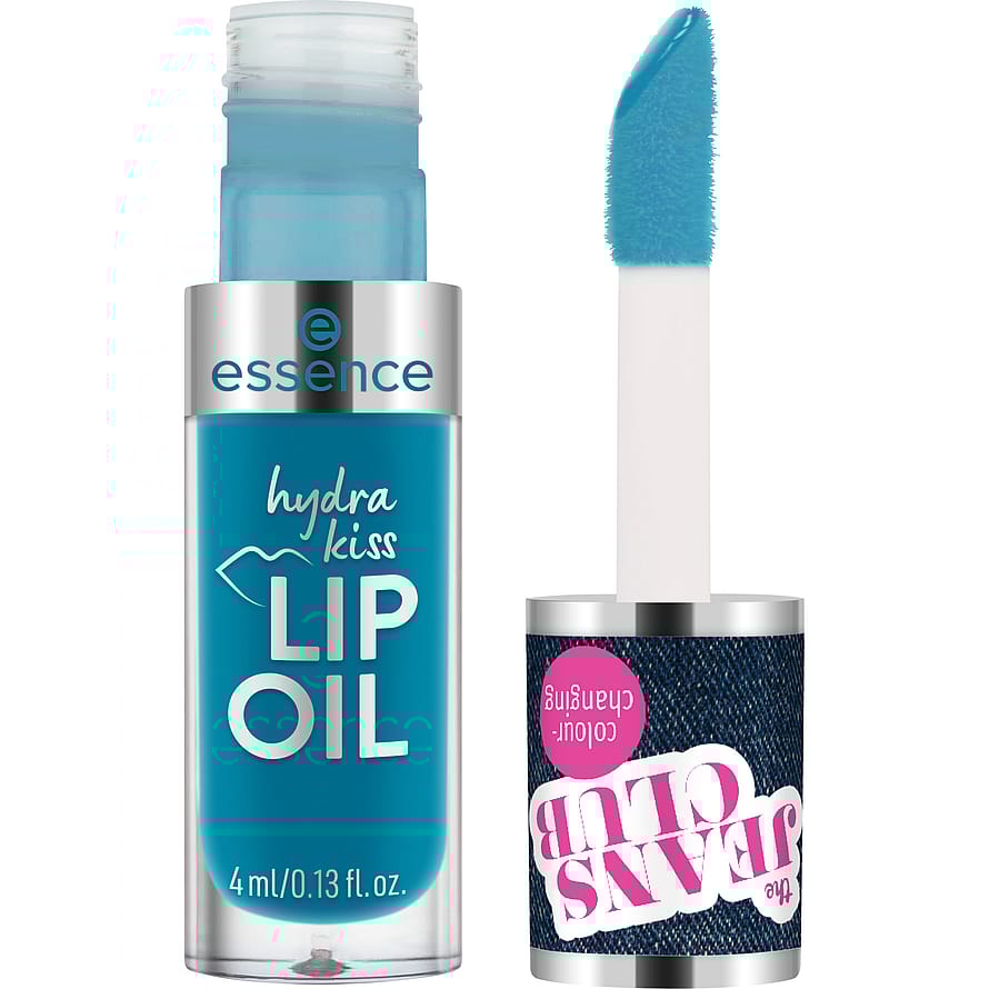 Essence the JEANS CLUB colour-changing hydra kiss lip oil 107 Blue Is The New Pink!