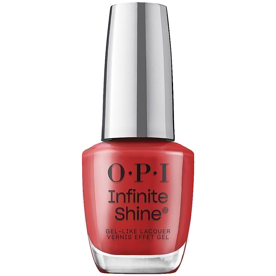 OPI Infinite Shine Nail Polish Big Apple Red