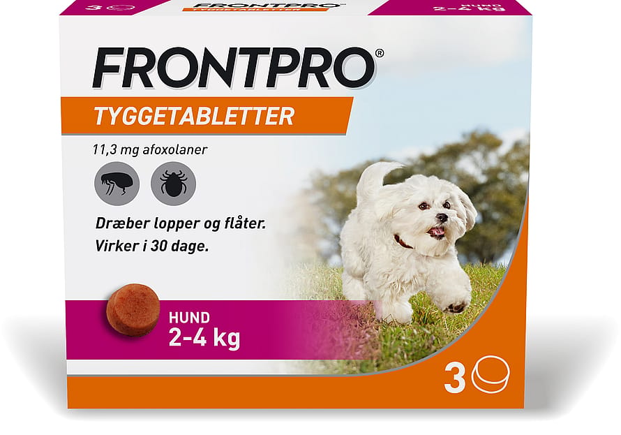 Frontpro Hunde Tyggetabletter 3 stk S, 2-4 kg